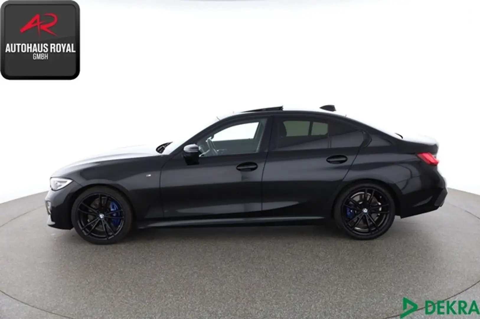 BMW 318 d M SPORT KEYLESS,AMBIENTE,GLASDACH,1.HAND Schwarz - 2