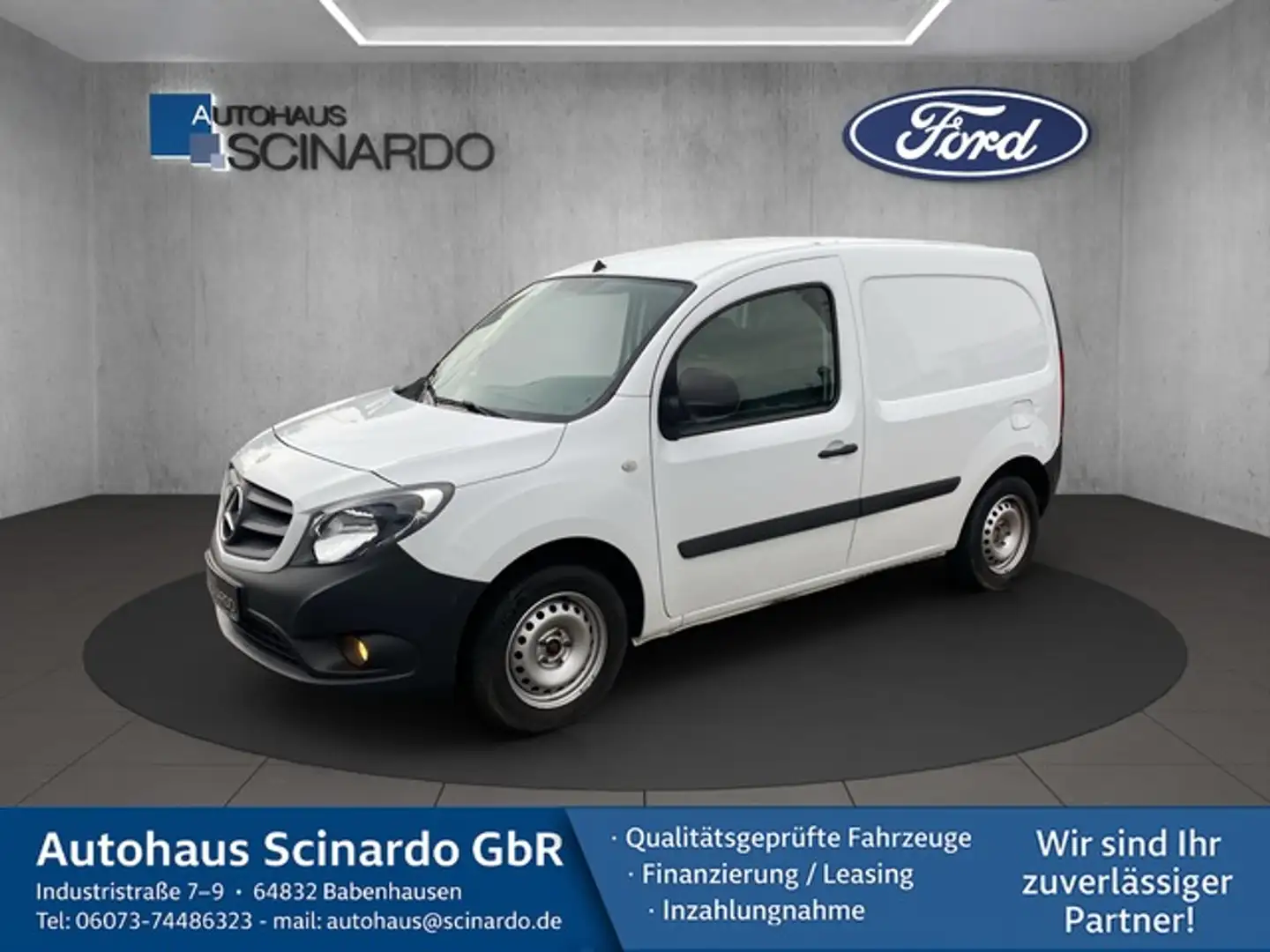 Mercedes-Benz Citan CDI Lang *NAVI*AHK*TEMPOMAT*PDC*KLIMA*SZH* Blanc - 1