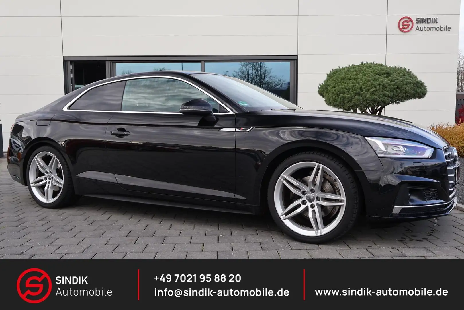 Audi A5 2.0 TFSI S Line Sport PLUS-Pano-Navi-LED-Kam Noir - 1