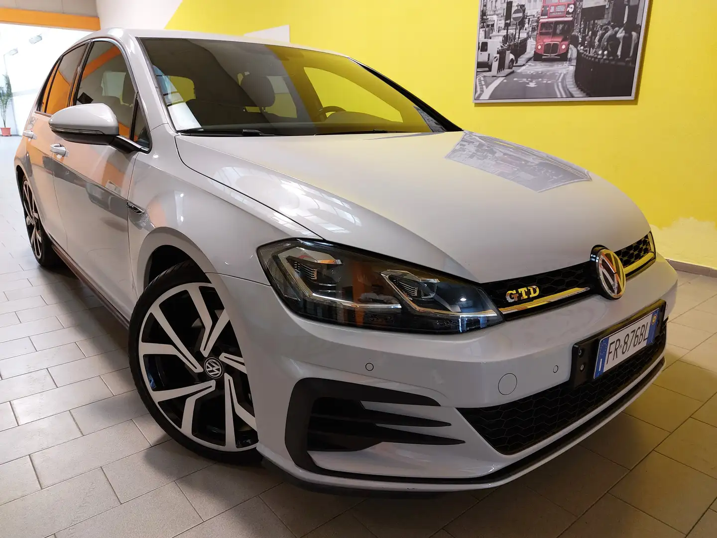 Volkswagen Golf GOLF 2.0 GTD 184CV DSG -CERCHI 19"-VIRTUAL COCKPIT Bianco - 2