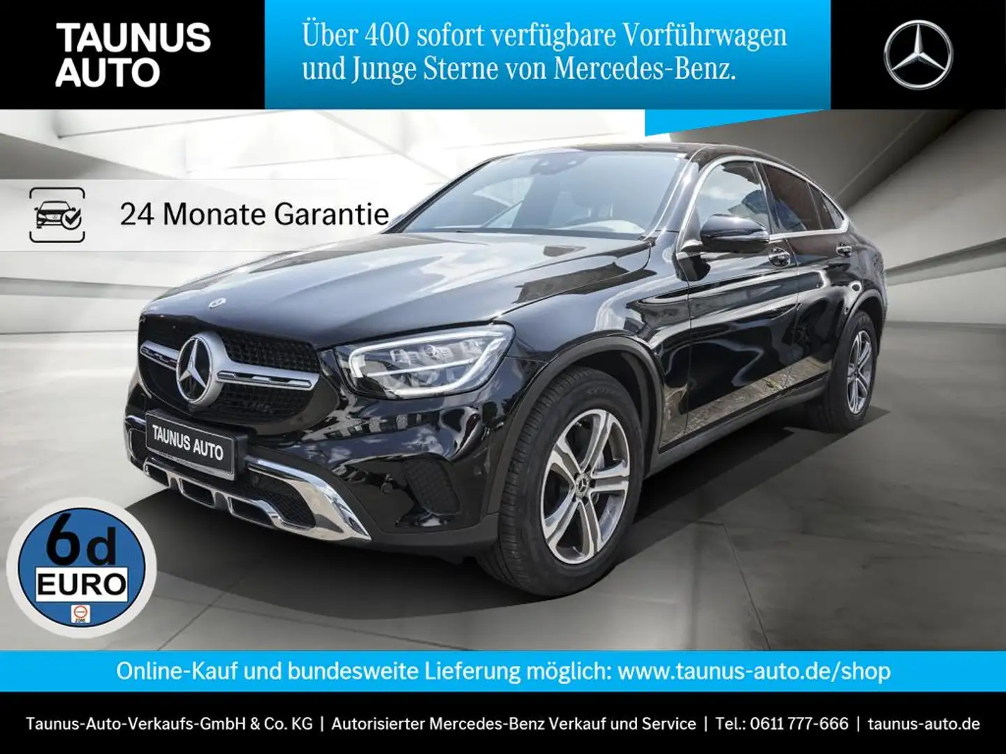 Mercedes-Benz GLC 300 d 4M COUPE STANDH. MASSAGE SITZKLIMA HUD Noir - 1