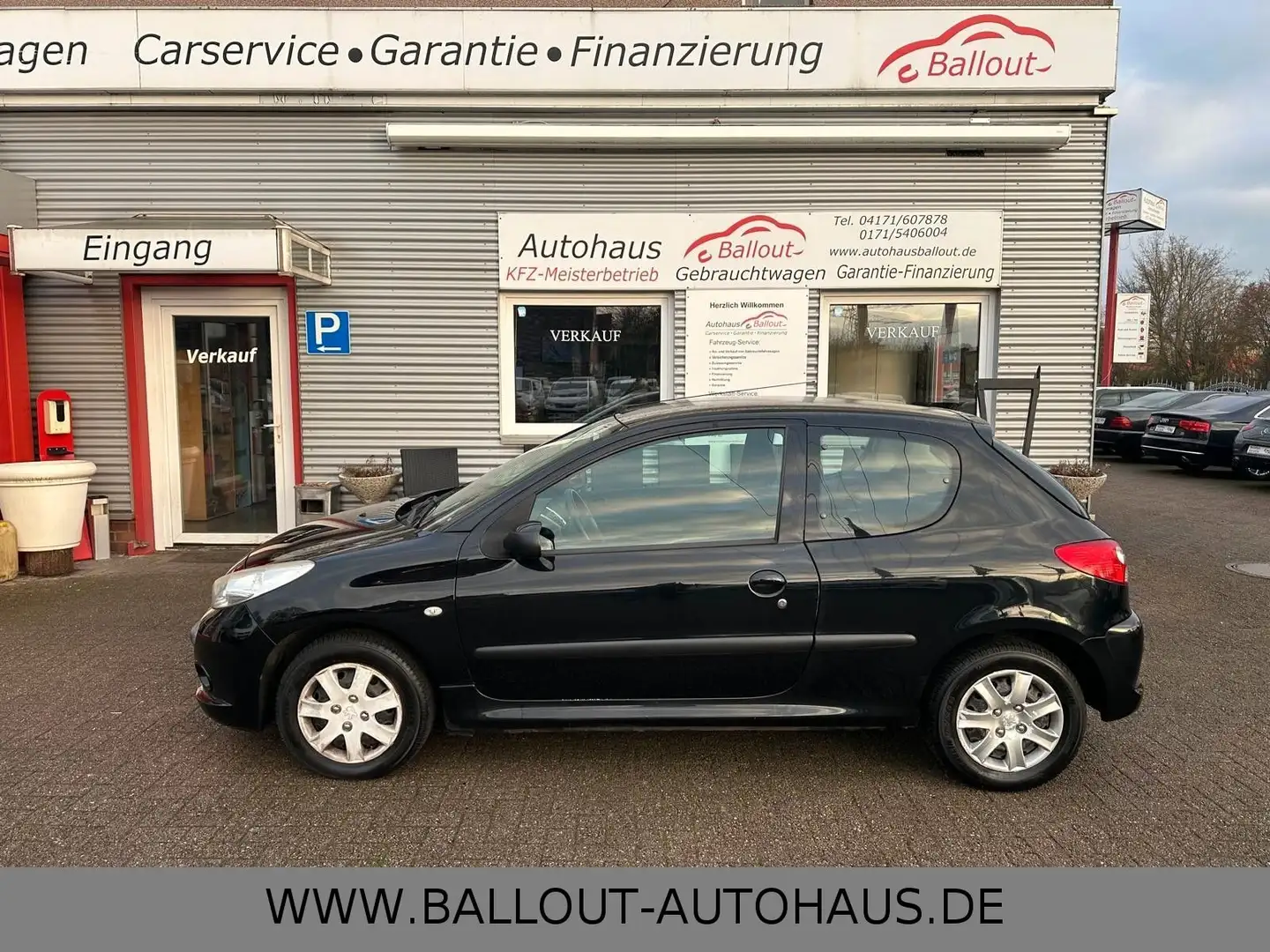 Peugeot 206 + Basis*2.HAND*KLIMA*TÜV/AU NEU*EURO5* Negro - 1