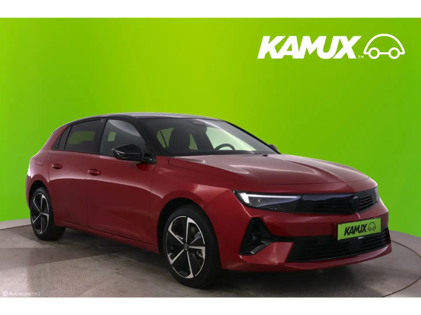 Opel Astra 1.2T Mild-Hybrid Aut.GS Line+LED+VIRTUAL Rood - 1
