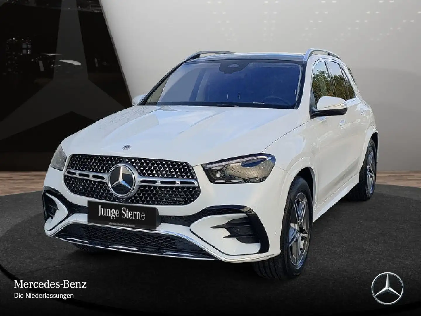 Mercedes-Benz GLE 450 d 4M AMG+PANO+360+AHK+MULTIBEAM+STHZG+20" Weiß - 2