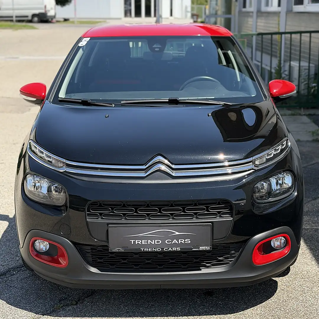 Citroen C3 1.2 PureTech 82 Feel *VERKAUFT*| Klima | Tempom... Schwarz - 2