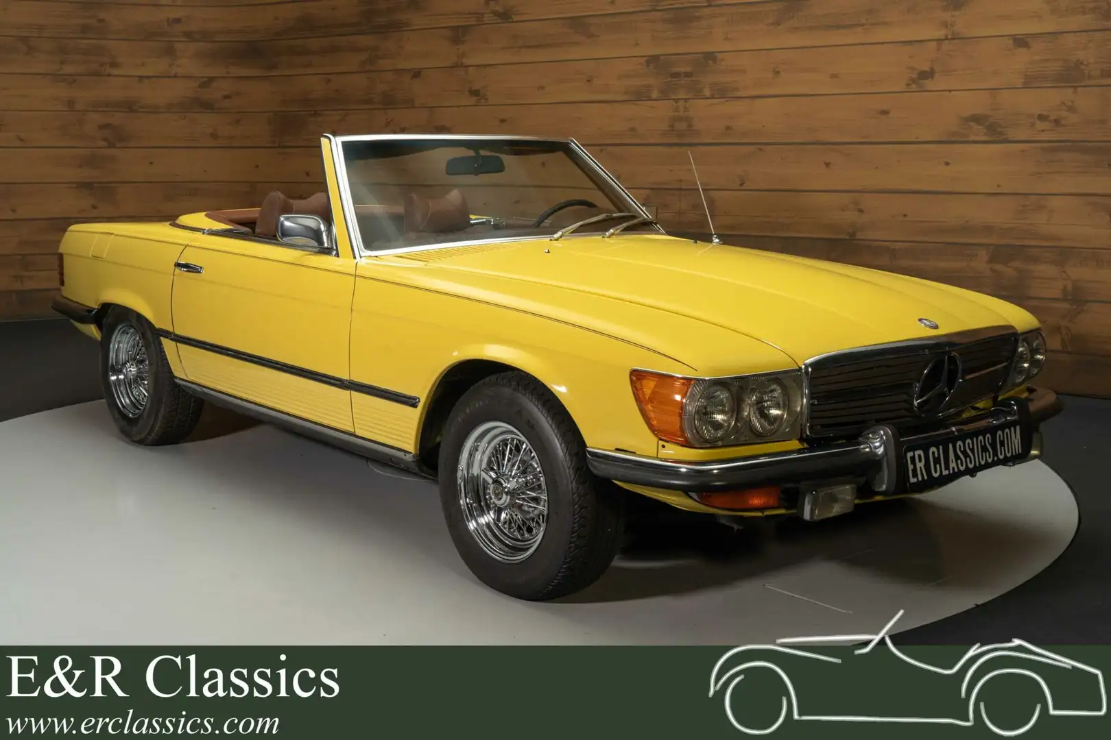 Mercedes-Benz SL 450 Cabriolet Jaune - 1