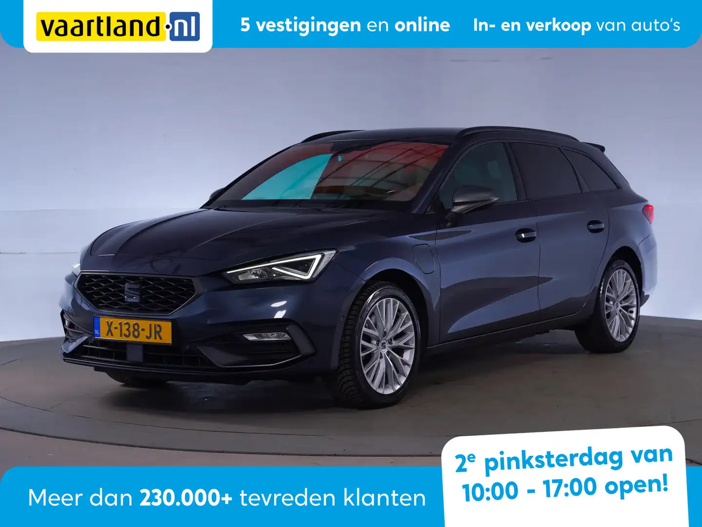 SEAT Leon 1.4 TSI eHybrid PHEV FR Aut. [ Navi Virtual Sfeerv Grijs - 1