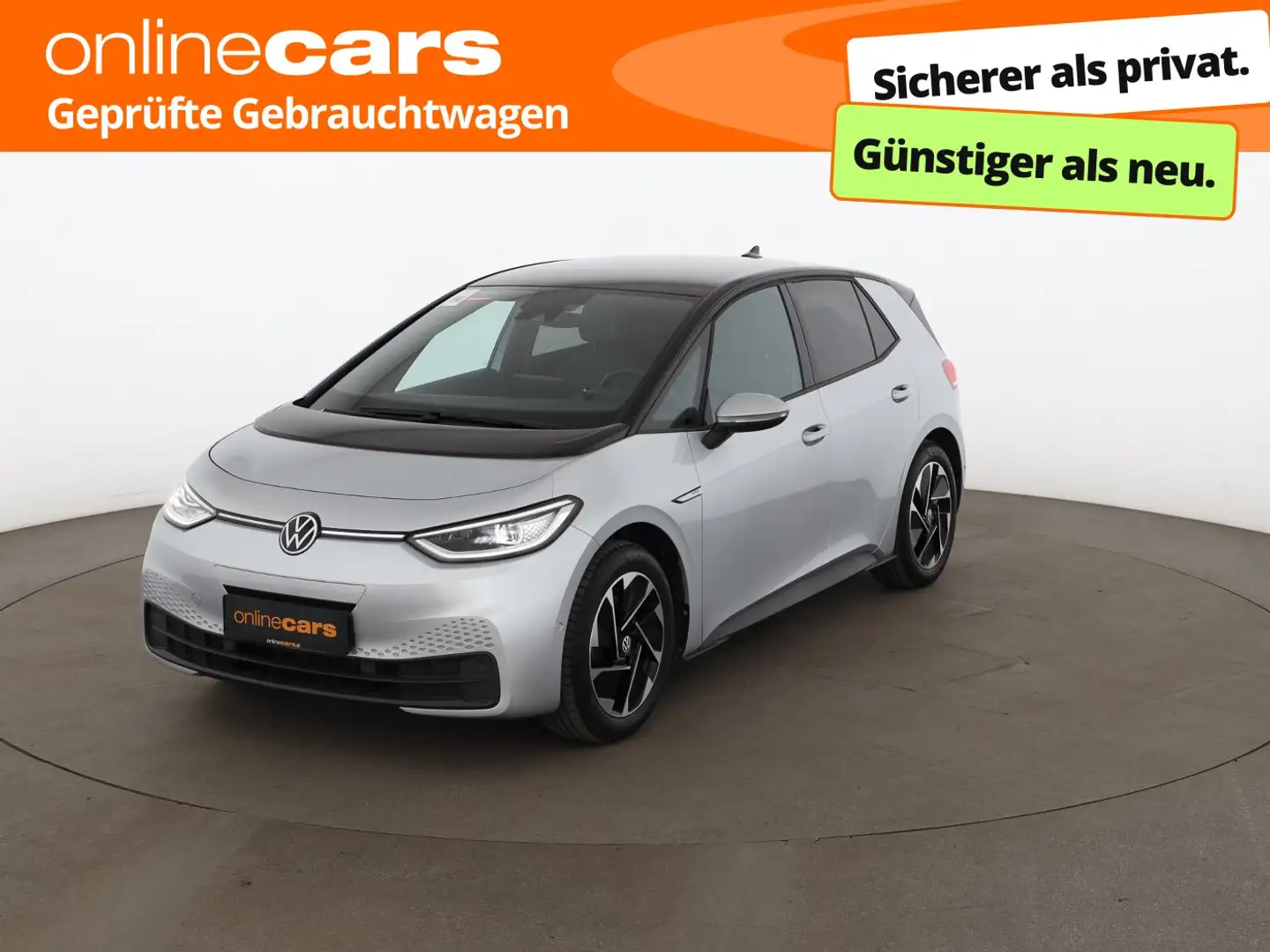 Volkswagen ID.3 Pro Performance 58kWh Aut MATRIX RADAR NAVI Silber - 1