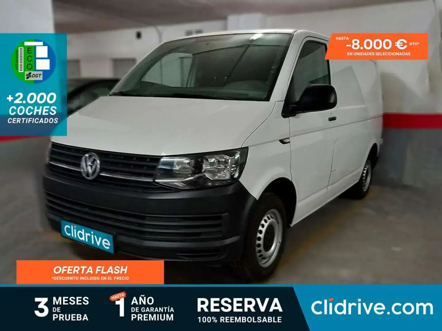 Volkswagen Transporter Furgón Corto TN 2.0 TDI 75kW (102CV) BMT Blanc - 1