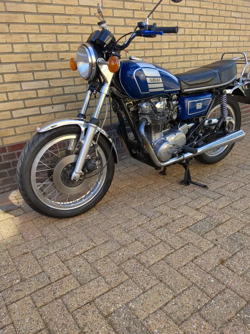Yamaha XS 650 1977 447 Azul - 2