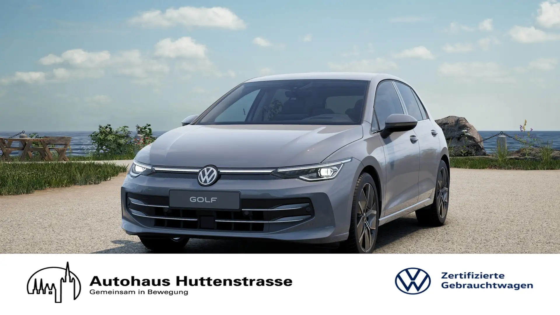 Volkswagen Golf VIII 1.5 eTSI DSG Style MATRIX HuD AHK Grau - 1