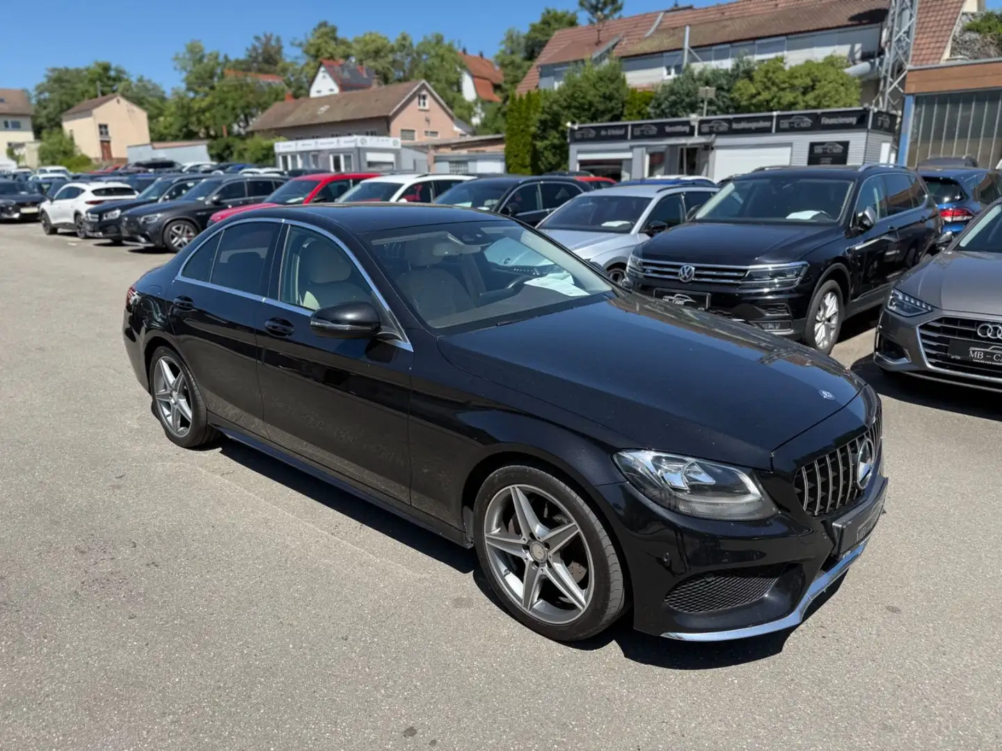Mercedes-Benz C 220 d AMG Line*NAVI*18ZOLL*BURMESTER Schwarz - 1