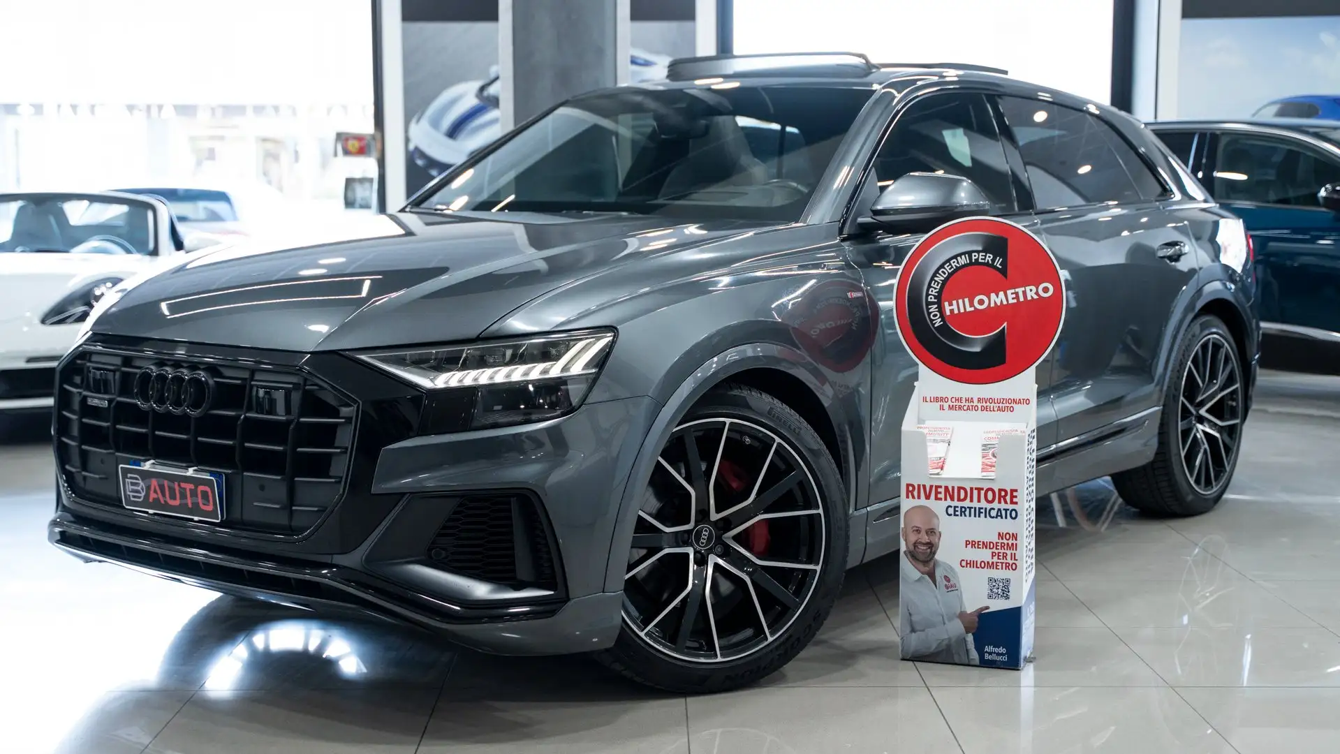 Audi Q8 50 3.0 TDI MHEV QUATTRO S LINE 22" TETTO SOSP LUC Gris - 1