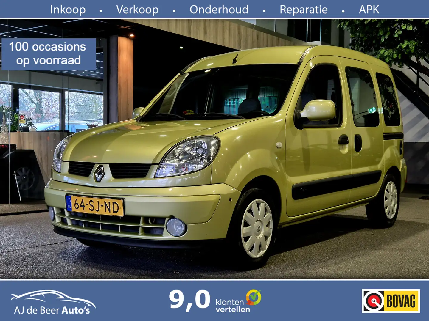 Renault Kangoo 1.6i 16v Kaleido Airco | Dubbele schuifdeuren | Au Grün - 1