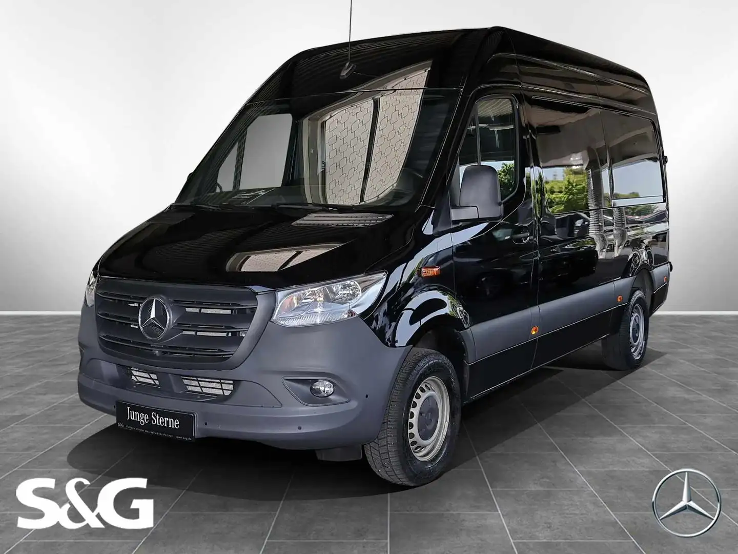 Mercedes-Benz Sprinter 317 CDI Kasten Hochdach Standard Noir - 1