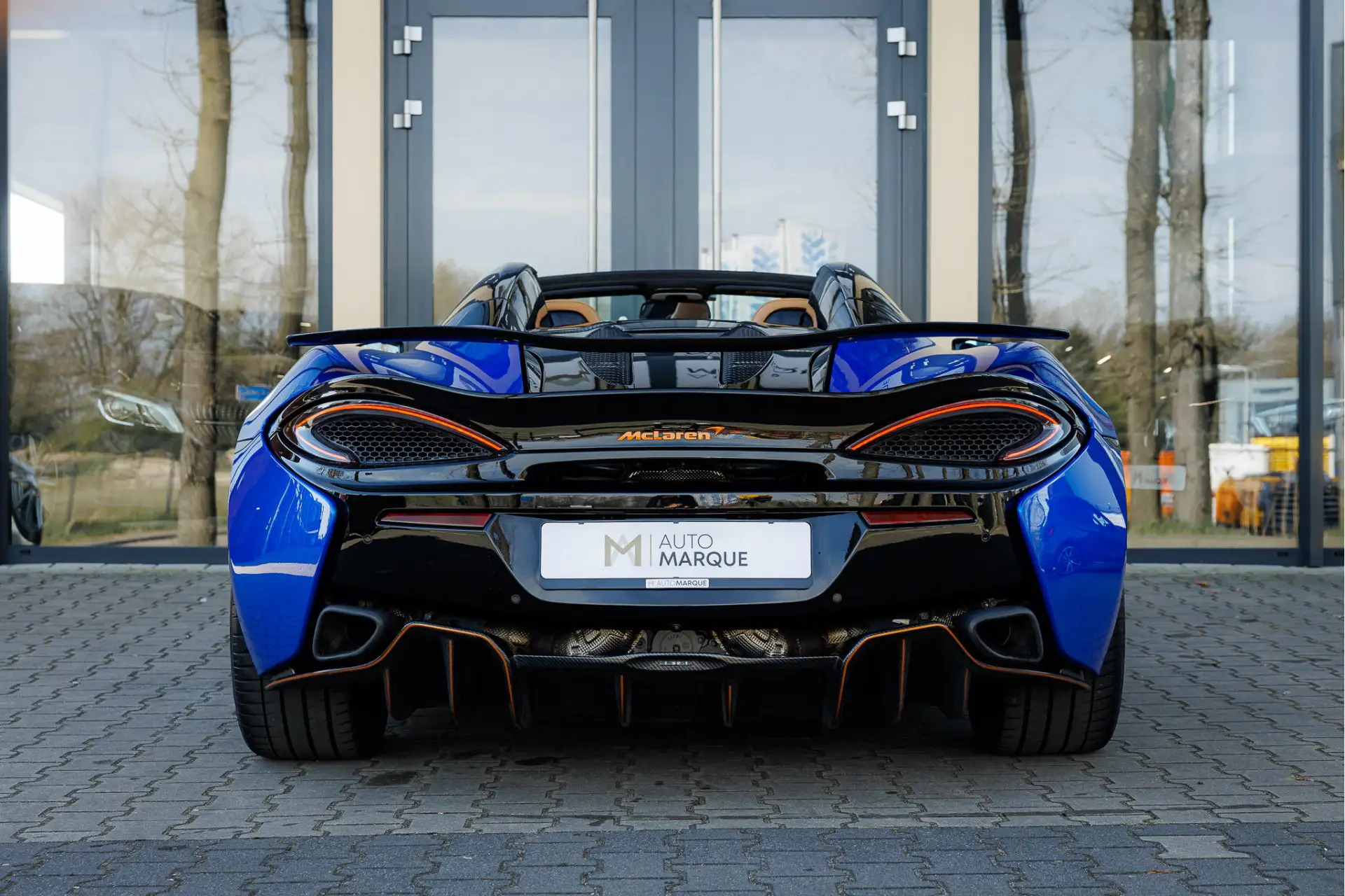 맥라렌 570S 570 Sport Spider 2018 파랑 사진 4
