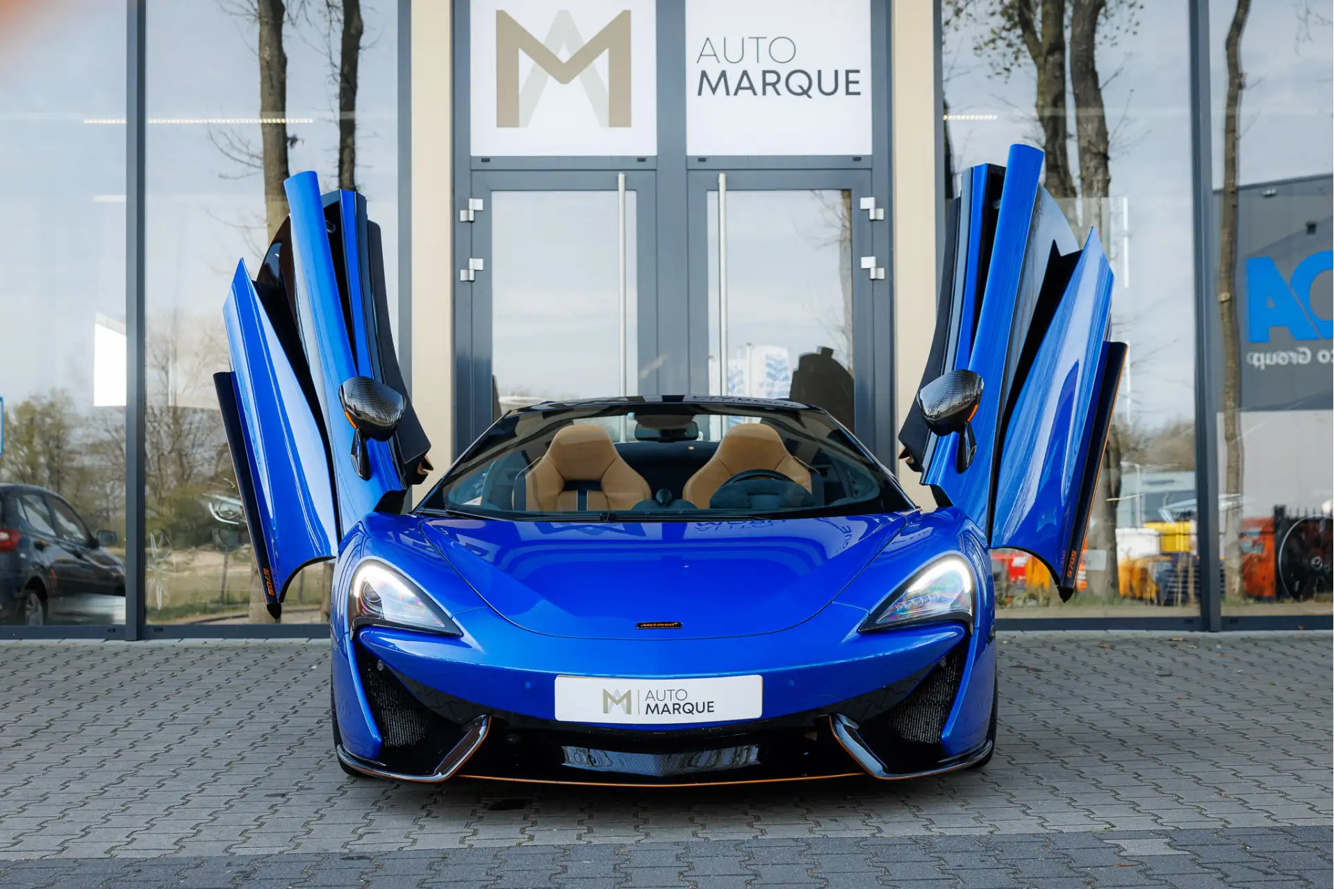 맥라렌 570S 570 Sport Spider 2018 파랑 사진 5