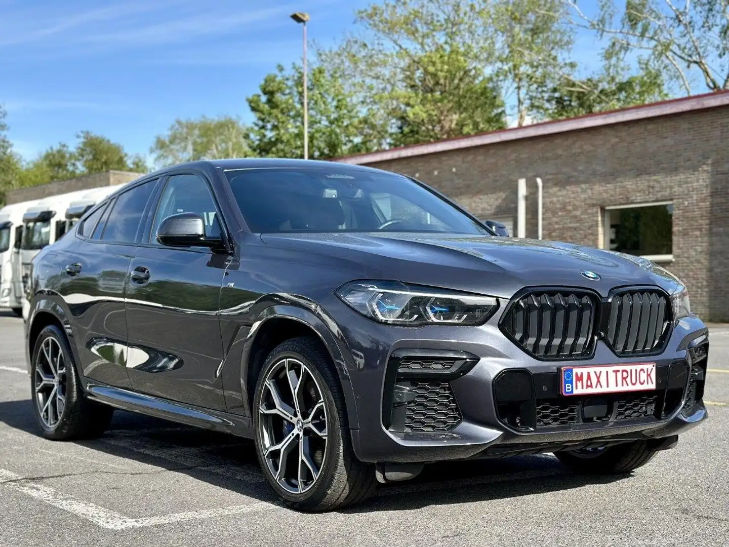 BMW X6 xDrive 30d-52.500€ ex BTW - Leasing 1.349€/M Gris - 2
