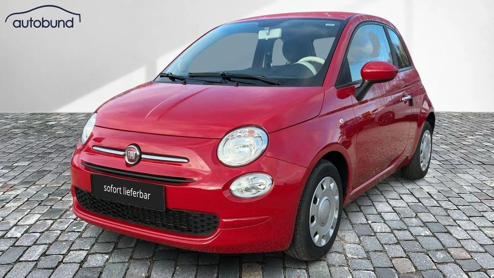 Fiat 500 1,0 MHEV Pop DAB Klima Rot - 1