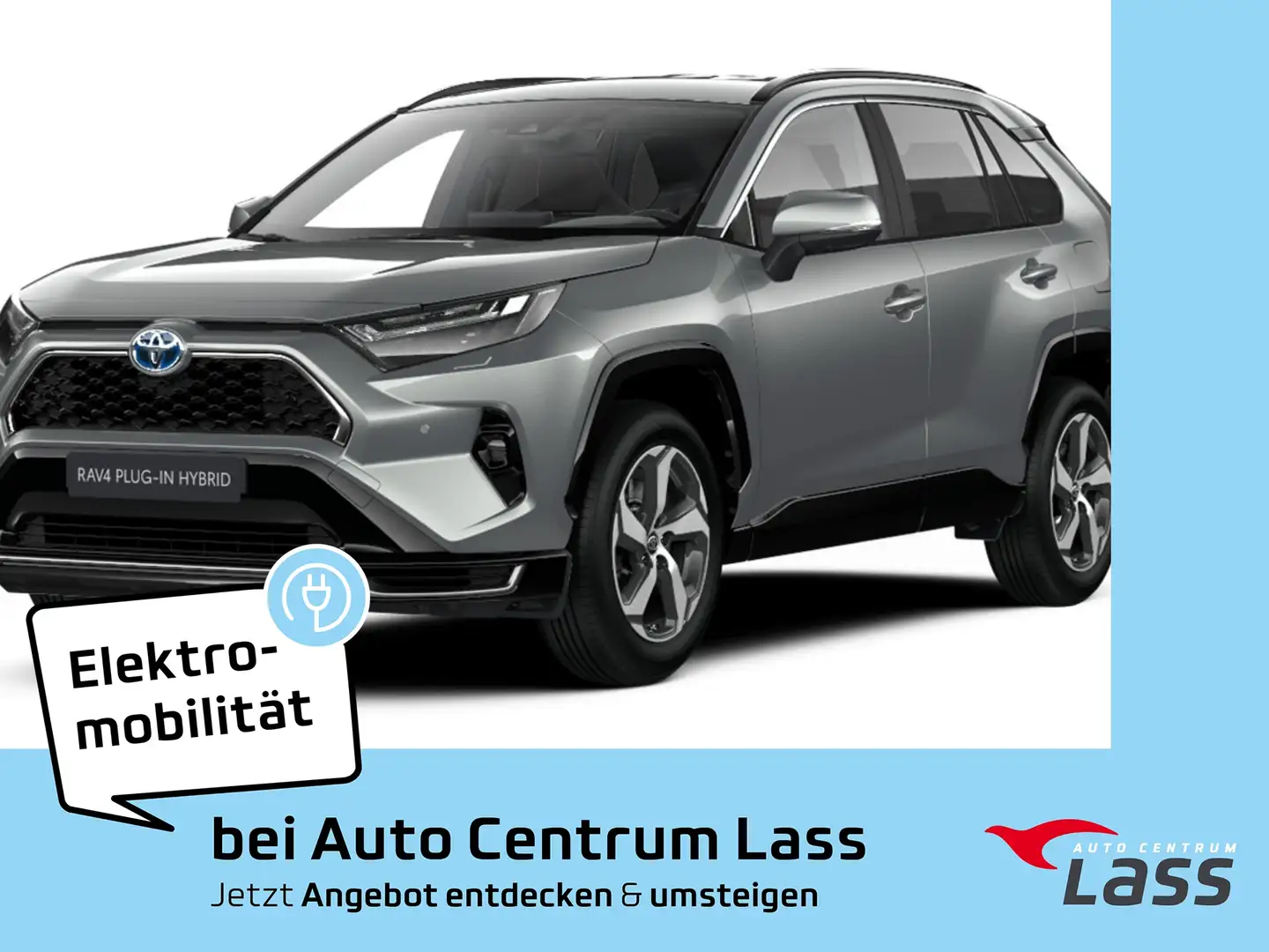 Toyota RAV 4 RAV4 Plug-In Teamplayer +Head-Up+el. Heckklappe Silber - 1