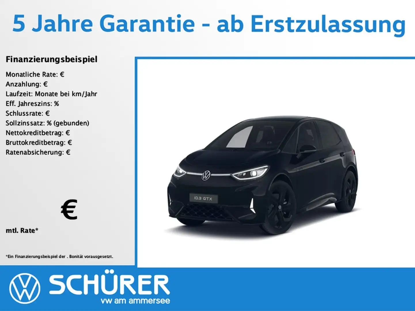 Volkswagen ID.3 GTX Performance HuD DCC HKardon Wärmepumpe Memory Schwarz - 1