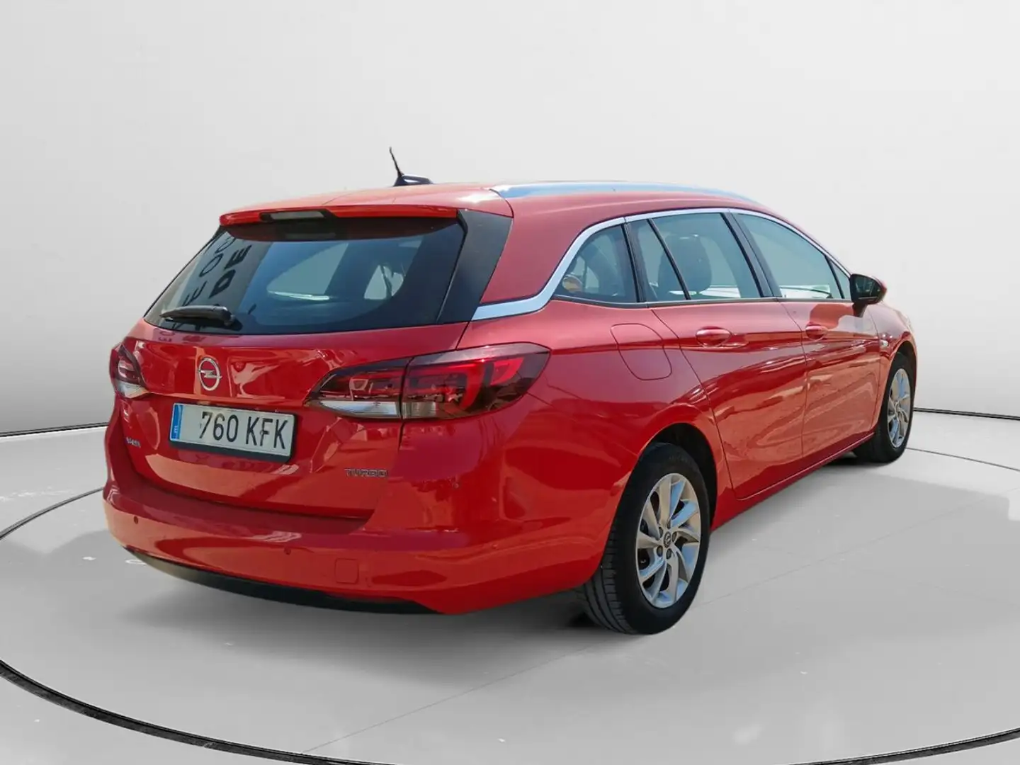 Opel Astra 1.4 Turbo Dynamic ecoFlex S&S Rojo - 2