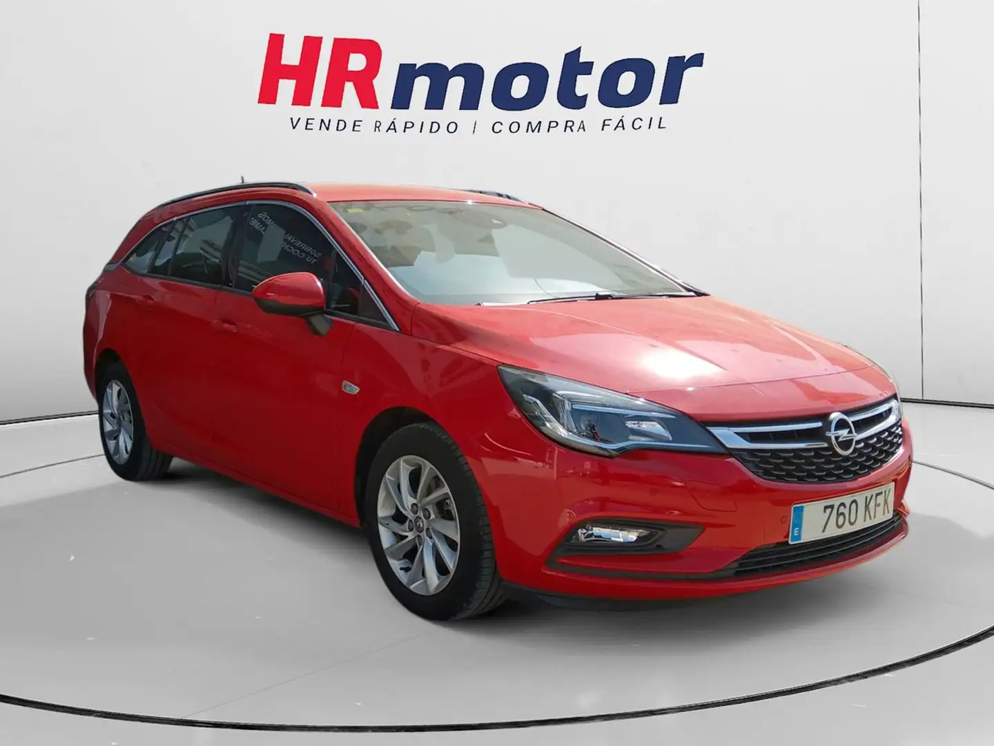 Opel Astra 1.4 Turbo Dynamic ecoFlex S&S Rojo - 1