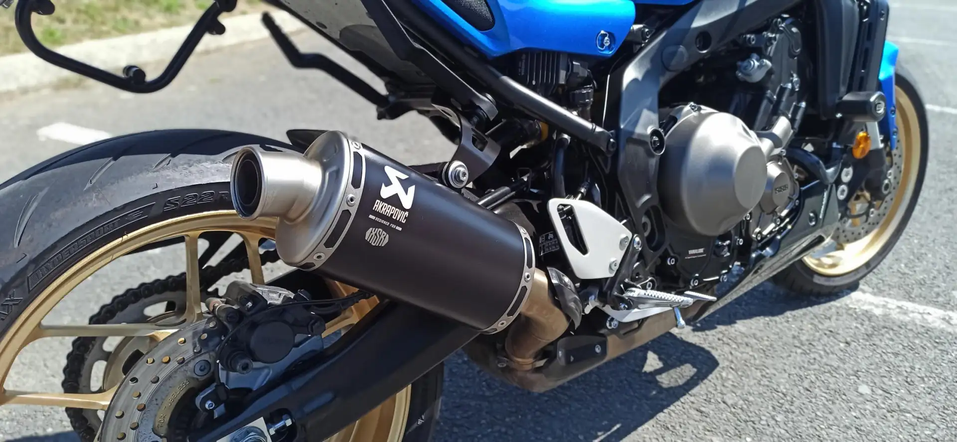 Yamaha XSR 900 Bleu - 2