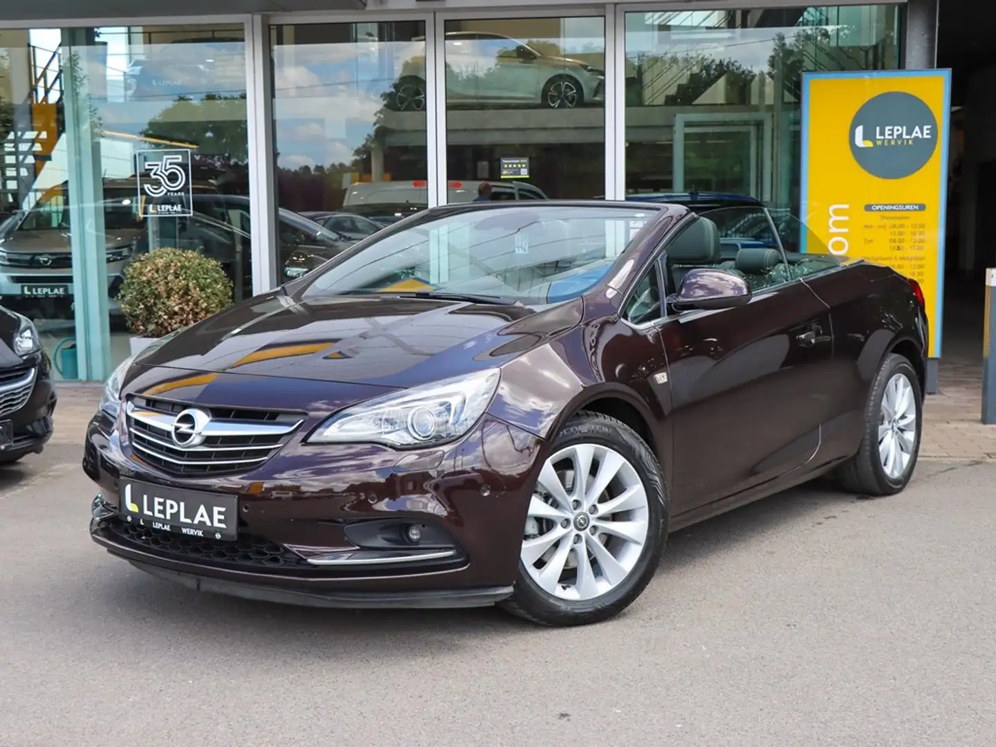 Opel Cascada COSMO*1.4T 140PK MT6*GPS*ECC*CAMERA*LEDER ZETELVER Brun - 1