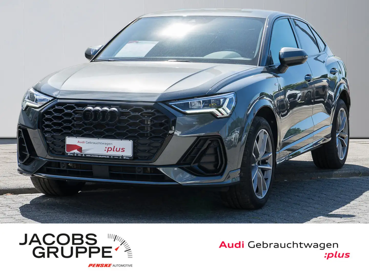 Audi Q3 Sportback 35TDI 2xS line/Black+/ACC/AHK/Sonos/Kame Grau - 1