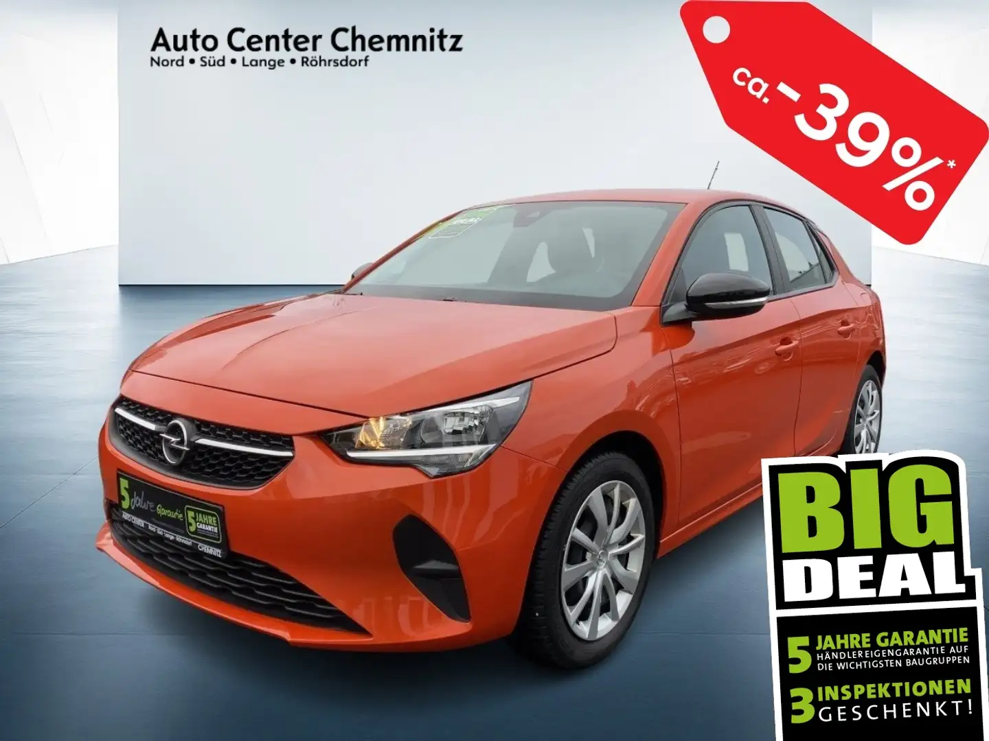 Opel Corsa F 1.2 Edition Navi/SHZ+LHZ/PDC/180°Kamera Orange - 1
