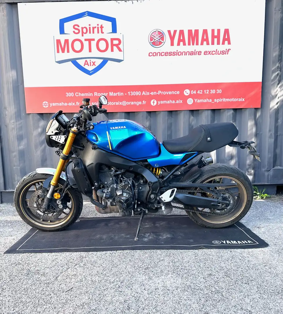 Yamaha XSR 900 Bleu - 2