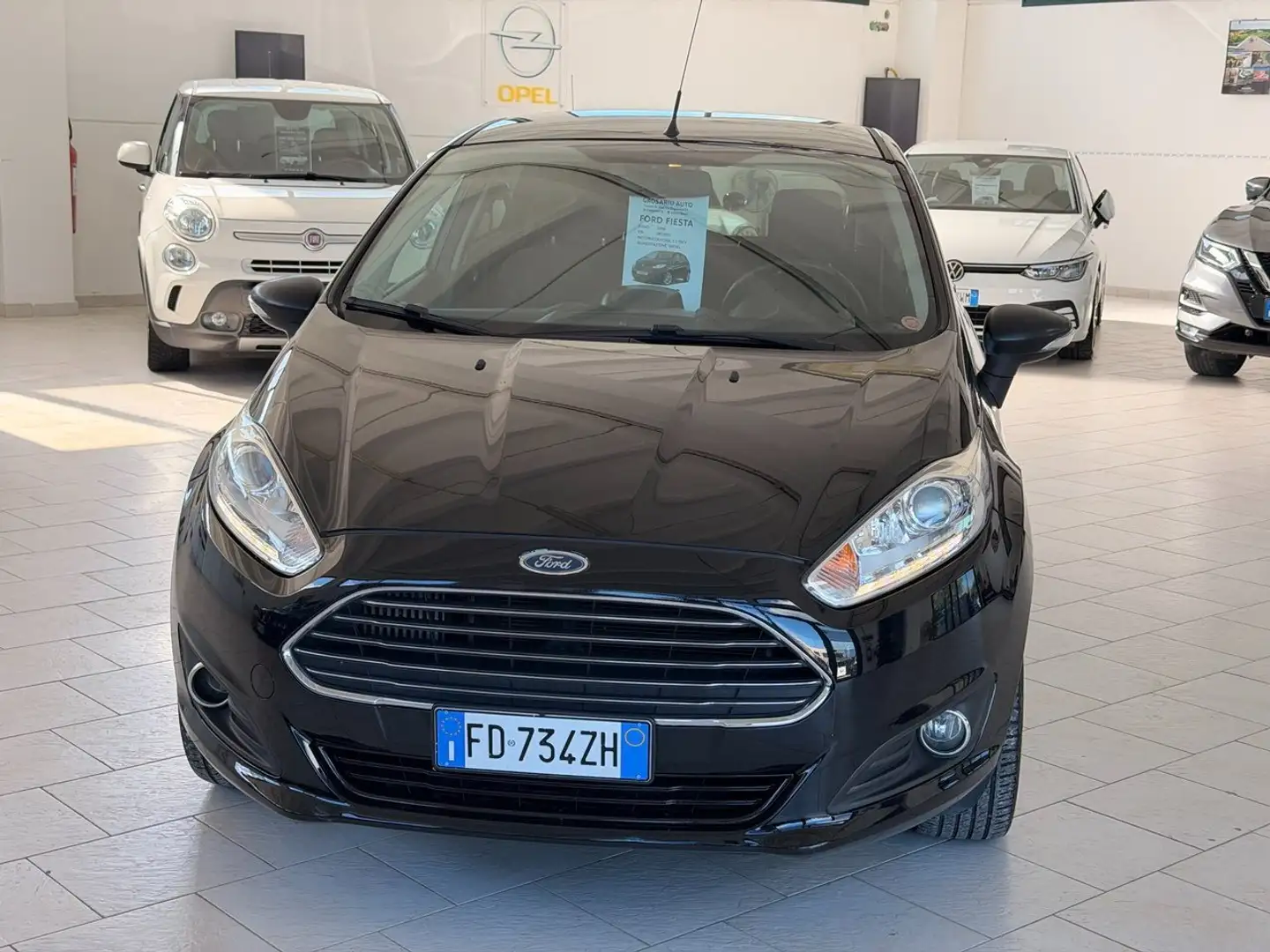 Ford Fiesta Fiesta VI 2013 5p 1.5 tdci Titanium 75cv E6 Noir - 1