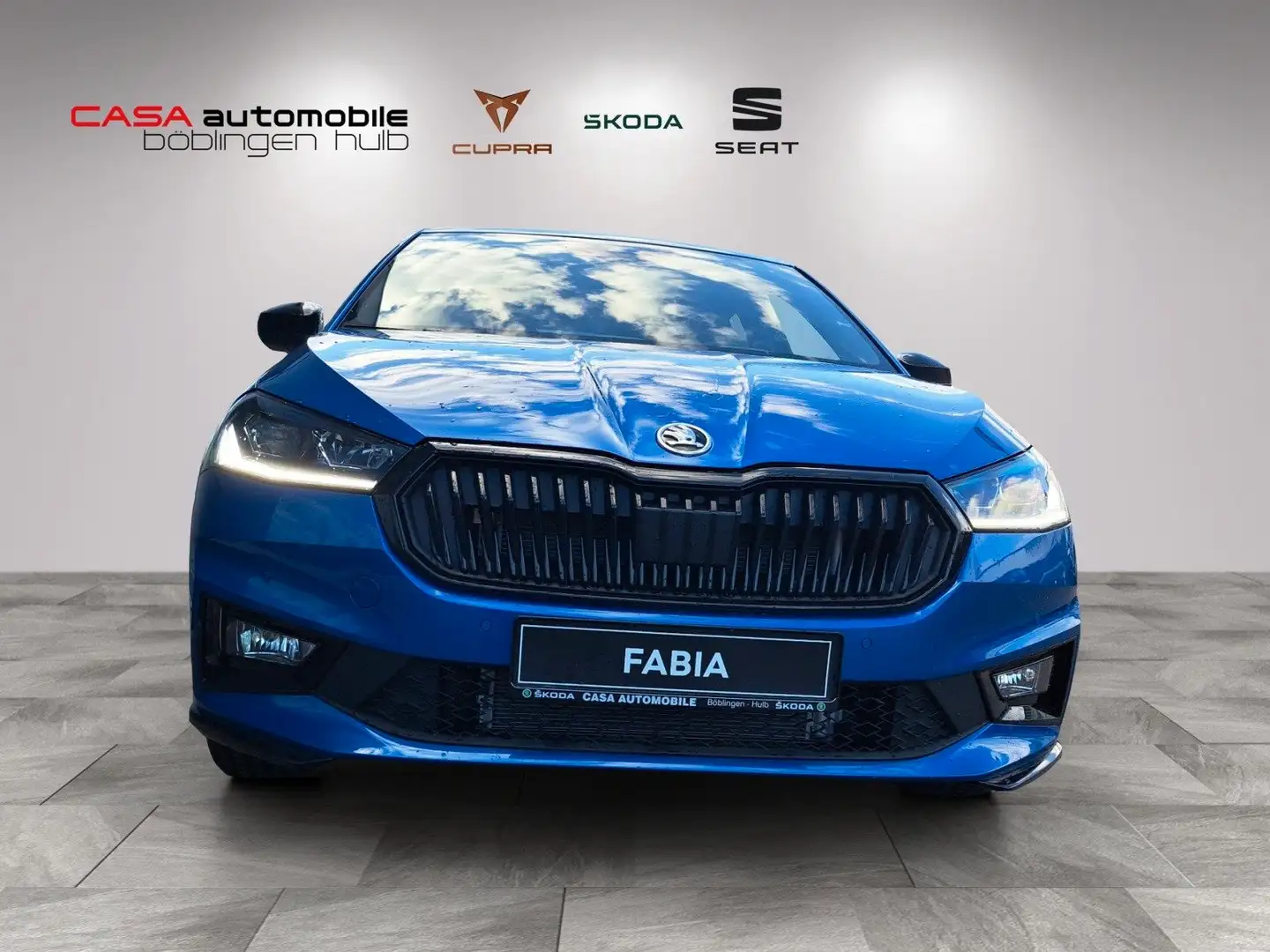 Skoda Fabia Monte Carlo 1.5 TSI DSG Navi SHZ Kamera Blauw - 2
