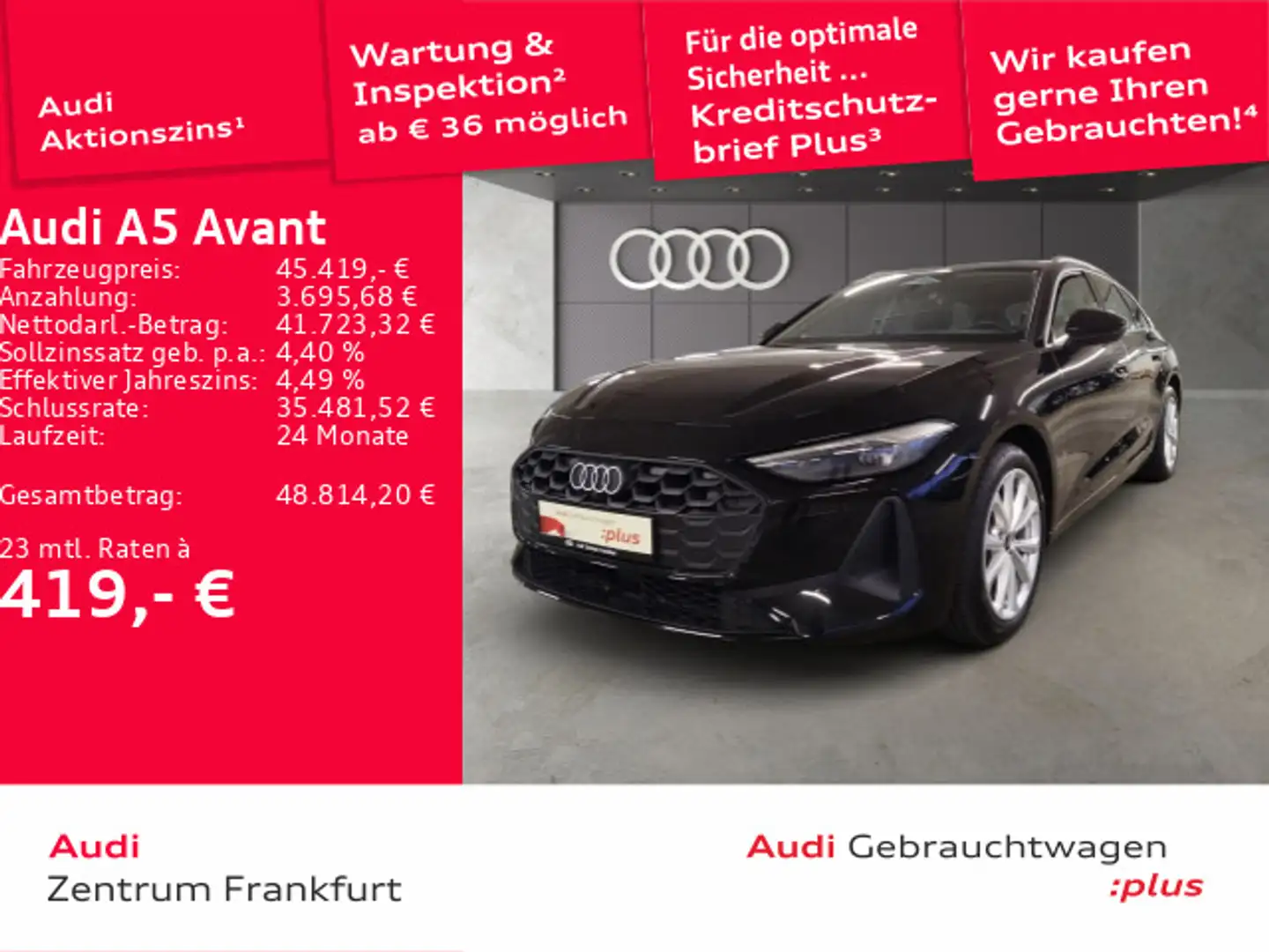 Audi A5 TFSI S tronic Navi DAB VC PDC Sitzheizu Schwarz - 1