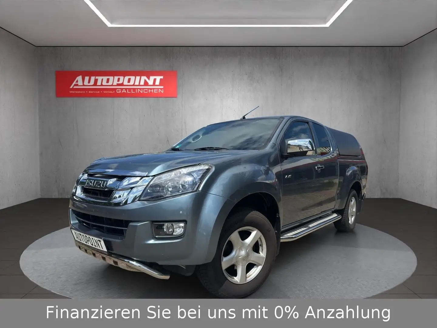Isuzu D-Max Space Cab 4WD Custom Automatik+Hardtop Gris - 1