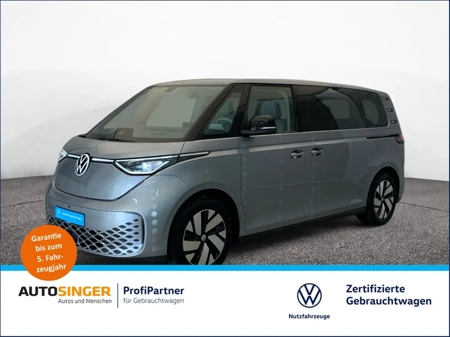 Volkswagen ID. Buzz ID.Buzz Pro LANG LR 7S *SMARTGLAS*AHK*IQ-L*360* Zilver - 1