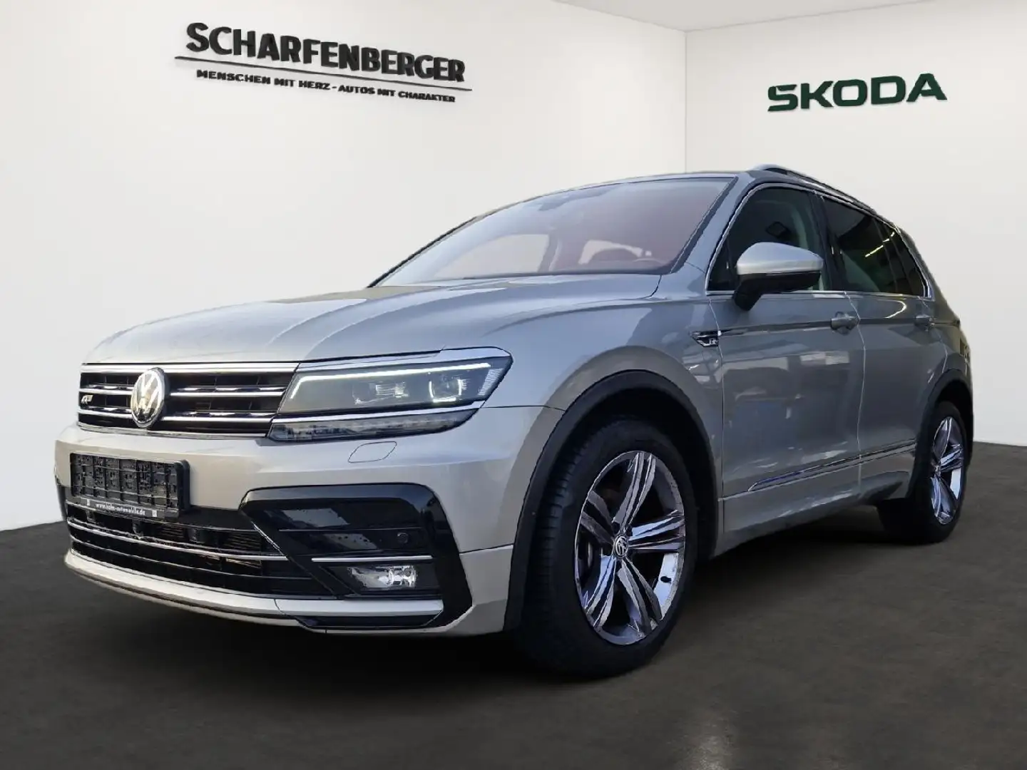 Volkswagen Tiguan Highline 4Motion R-Line*AHK,360°* Argent - 1