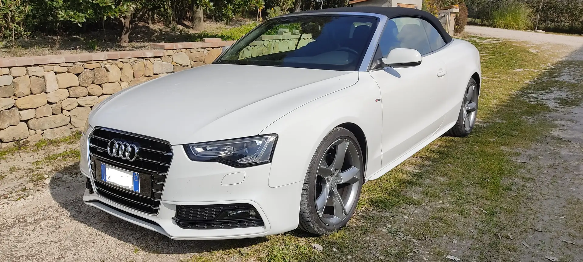 Audi A5 Audi A5 Cabrio 2.0 TDI 190 CV Quattro S line Bianco - 2