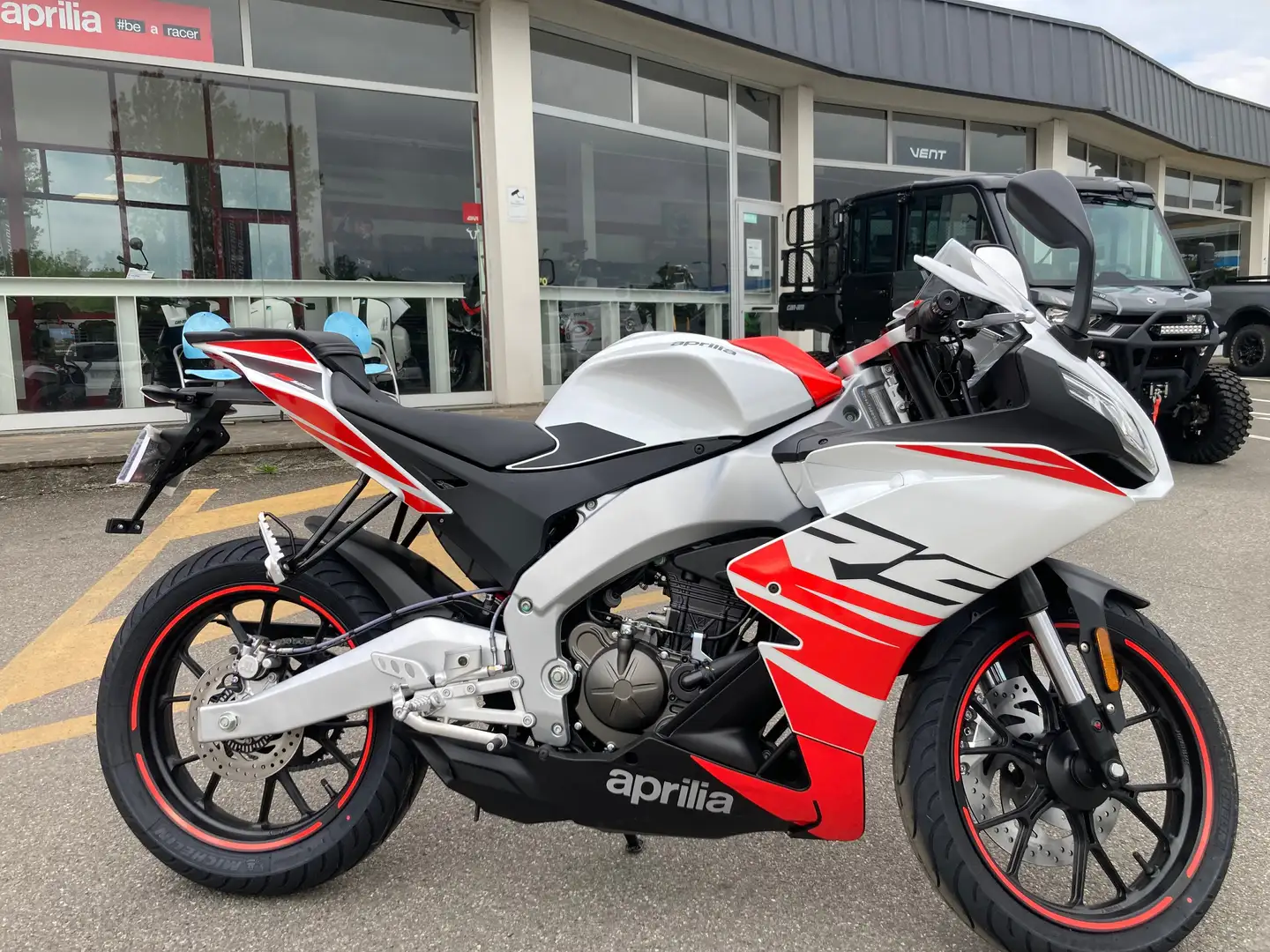 Aprilia RS 125 white White - 2