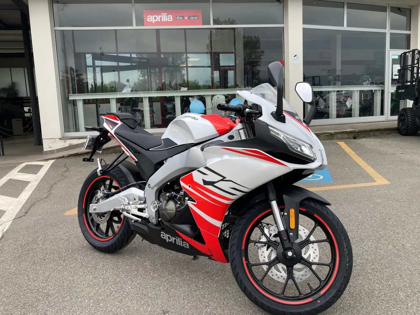 Aprilia RS 125 white White - 1