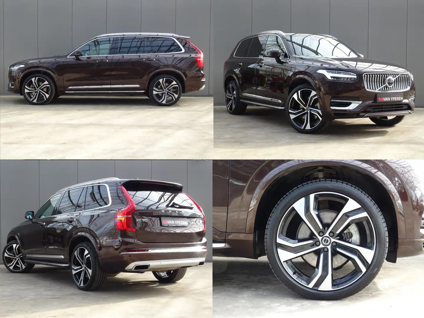 Volvo XC90 2.0 T8 Recharge AWD Inscription Exclusive * 22 INC Brun - 1