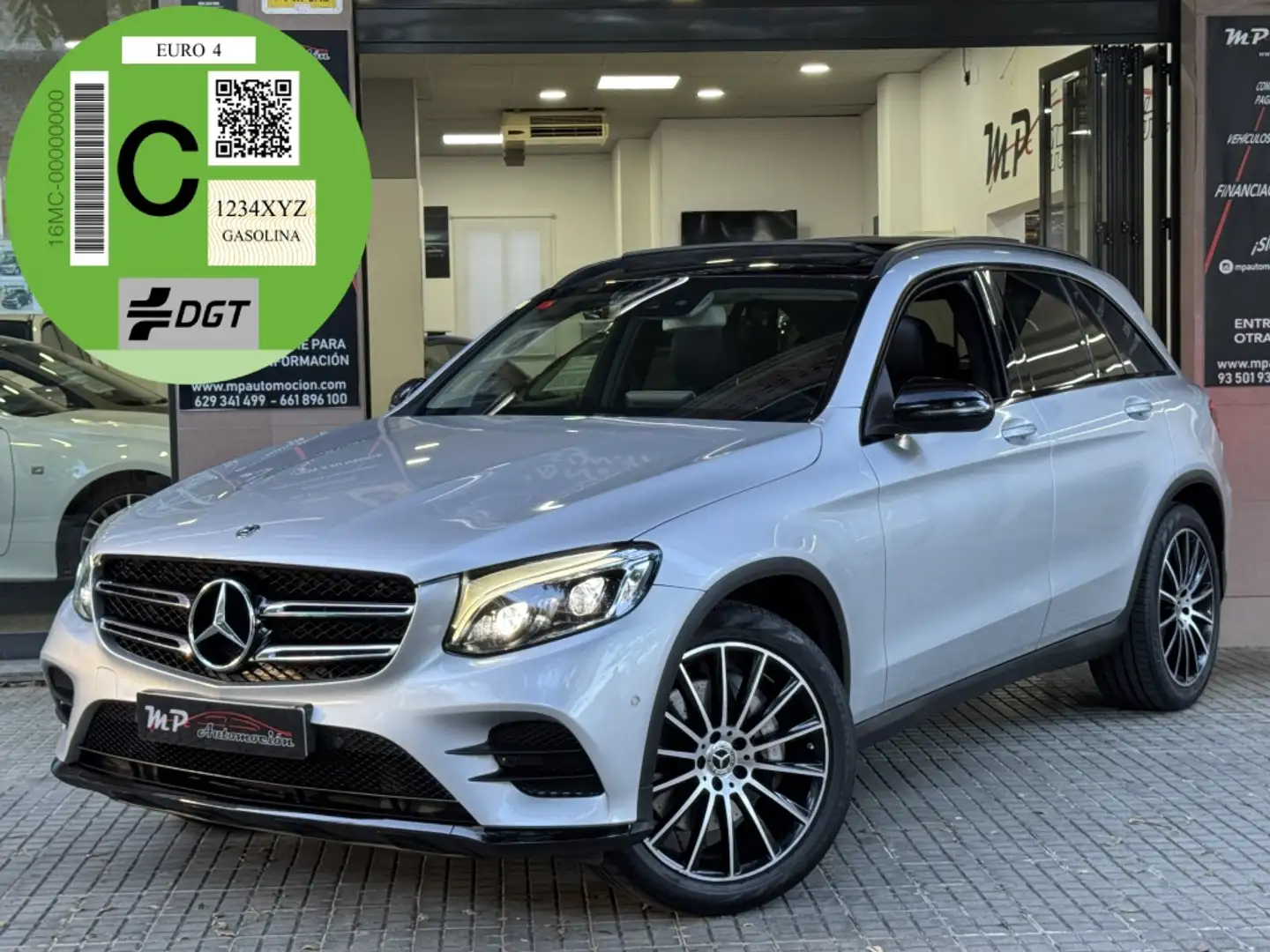 Mercedes-Benz GLC 220 220d 4Matic Aut. Plateado - 1