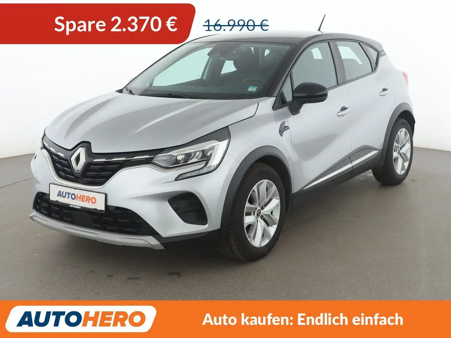 Renault Captur 1.5 BLUE dCi Business Aut.*NAVI*TEMPO*CAM*PDC* Argento - 1