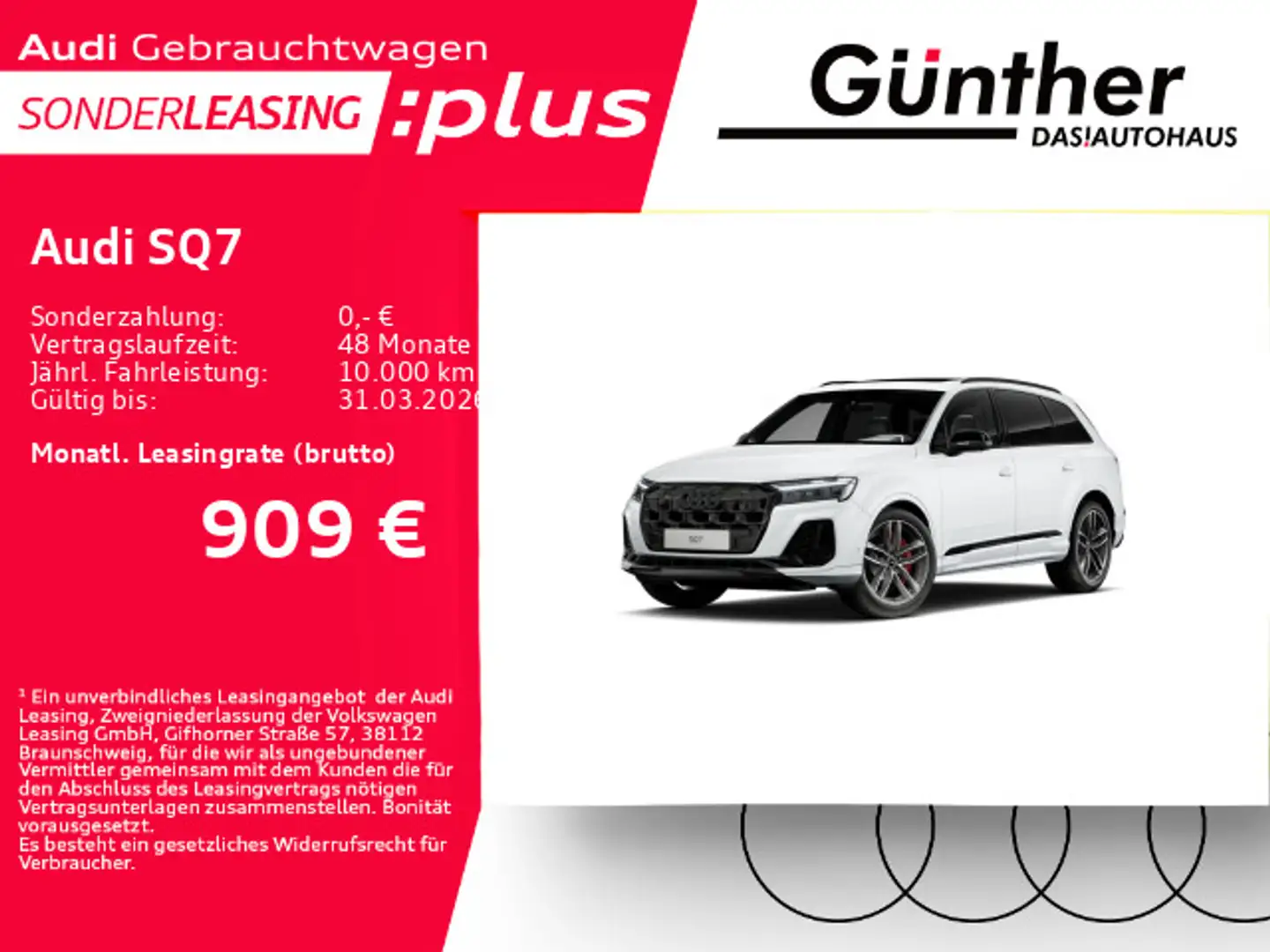 Audi SQ7 +WINTERRÄDER+7SITZER+STANDHEIZUNG+PANORAMADA Blanc - 1