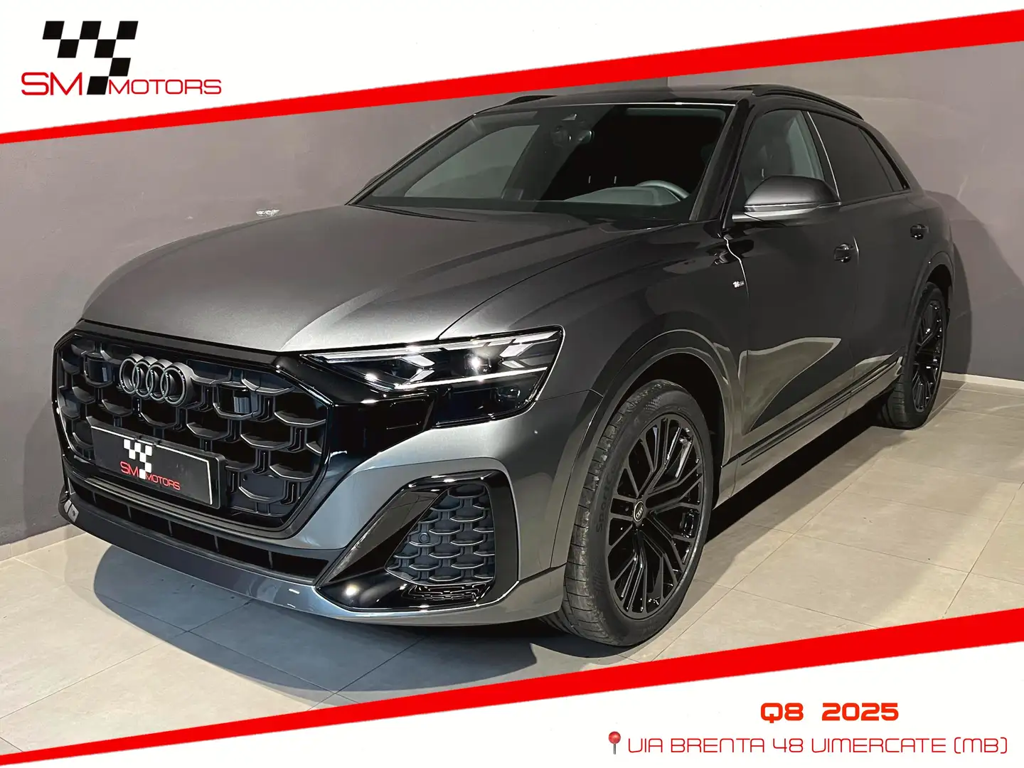 Audi Q8 50 3.0 tdi mhev S line edition quattro tiptronic Grigio - 1