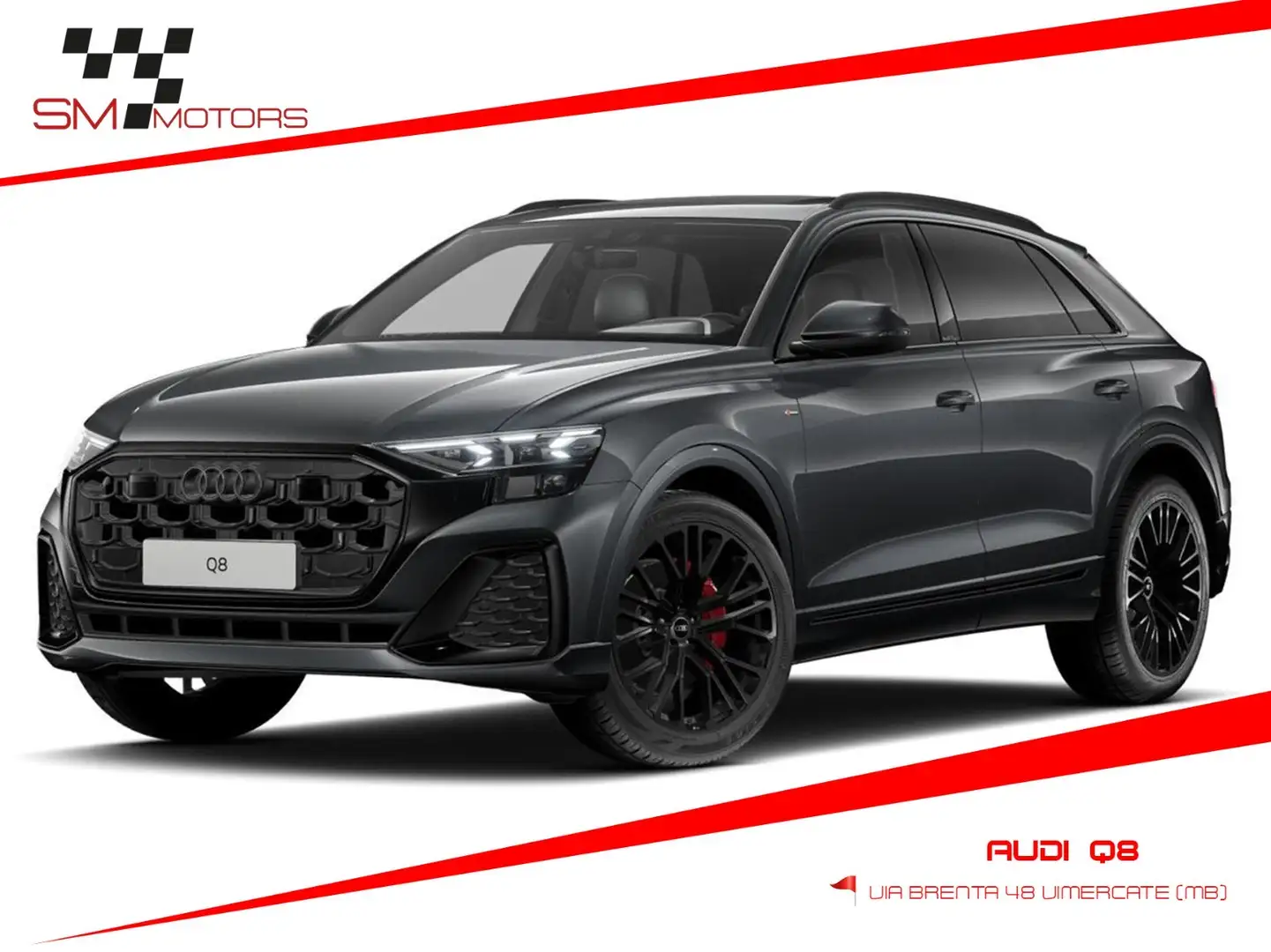 Audi Q8 50 3.0 tdi mhev S line edition quattro tiptronic Gris - 1