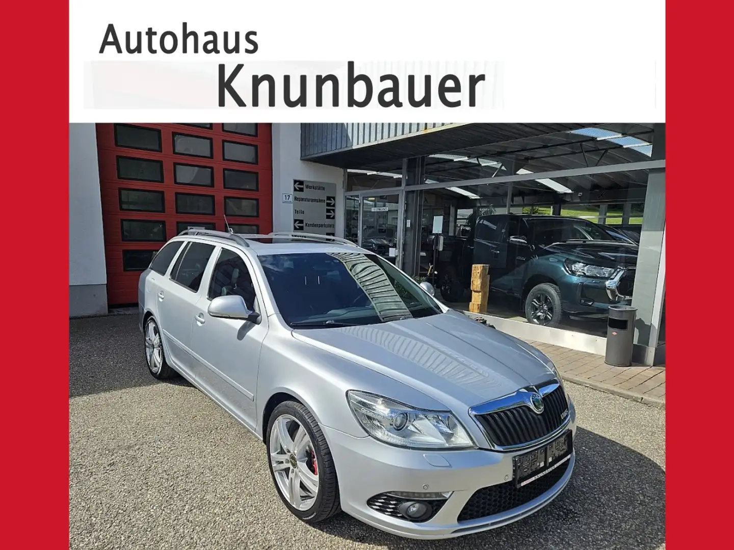 Skoda Octavia Combi RS TDI CR DPF DSG Silber - 1