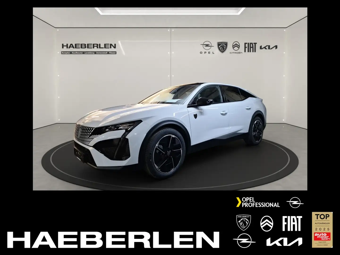 Peugeot 408 GT HYBRID SOFORT VERF. PANO | NAVI | 360° Blanco - 1