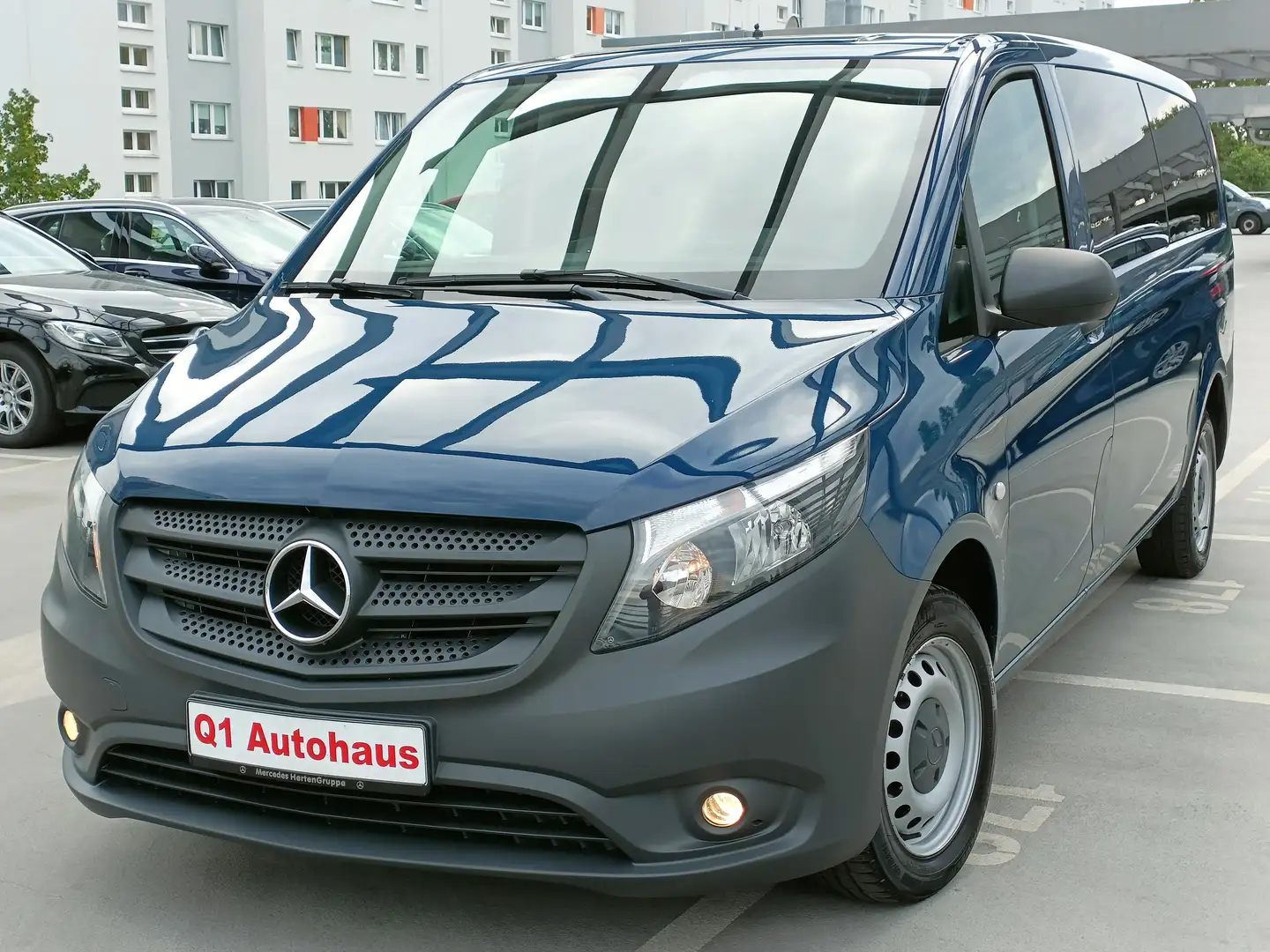 Mercedes-Benz Vito 114 extralang 6G/KLIMA/SITZHEIZUNG/TEMPOMAT/8SITZE Bleu - 1